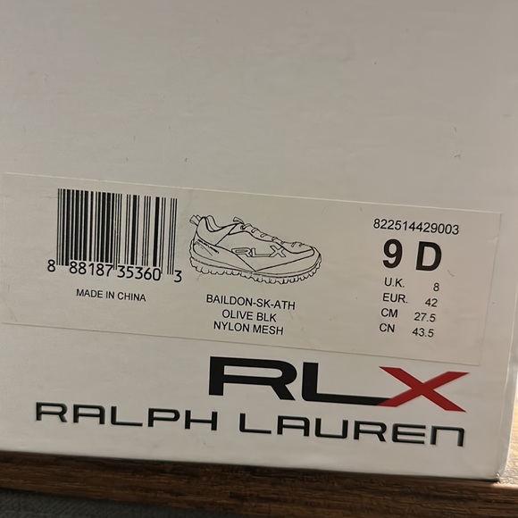 Ralph Lauren RLX Sneaker Size 9M - Picture 6 of 7